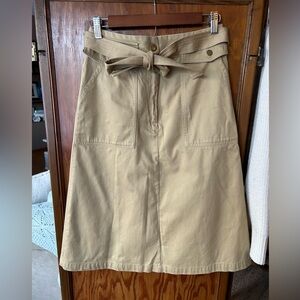 NWOT Banana Republic Khaki Skirt. Size 2 and 4.